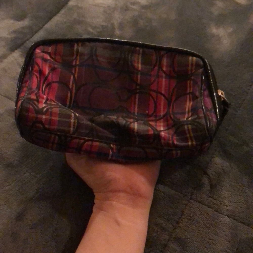 Coach makeup bag
